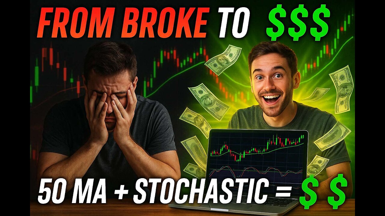 Was Dead Broke Trading—Then This 50 MA + Stochastic Strategy Turned My Laptop Into a Money Machine!