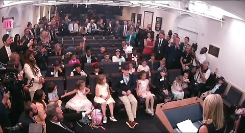 Karoline Leavitt Takes Questions From Kids On Take Your Son Or Daughter To Work Day