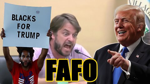 Trump Deranged White Man FINDS OUT he doesn't have an N Word pass! FAFO!