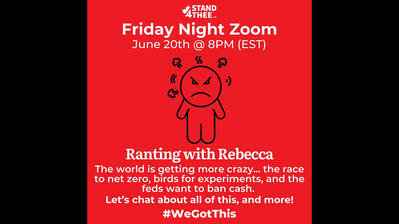 Stand4THEE Friday Zoom June 20 - Rant with Rebecca