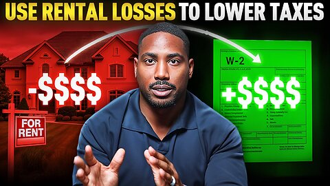How to Use Rental Losses to Offset W-2 Taxes!