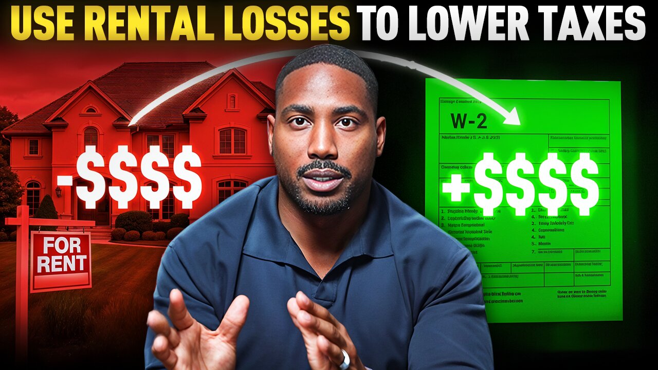 How to Use Rental Losses to Offset W-2 Taxes!