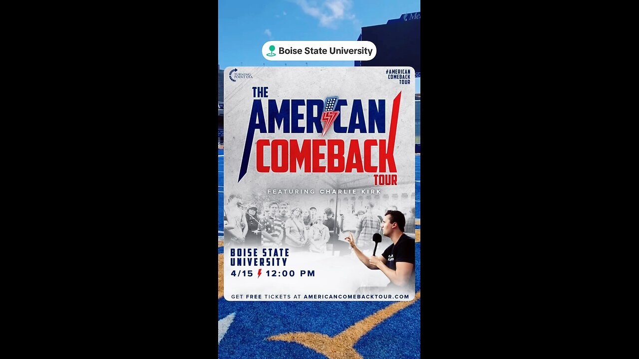 Charlie Kirk at BSU on Tuesday 🇺🇸