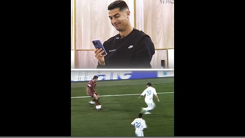 Ronaldo Reacts To His Own Skill..🥶☠️