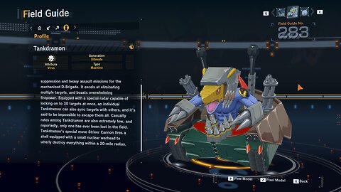 tankdramon all digivolution/de-digivolution/profile Digimon Story Time Stranger