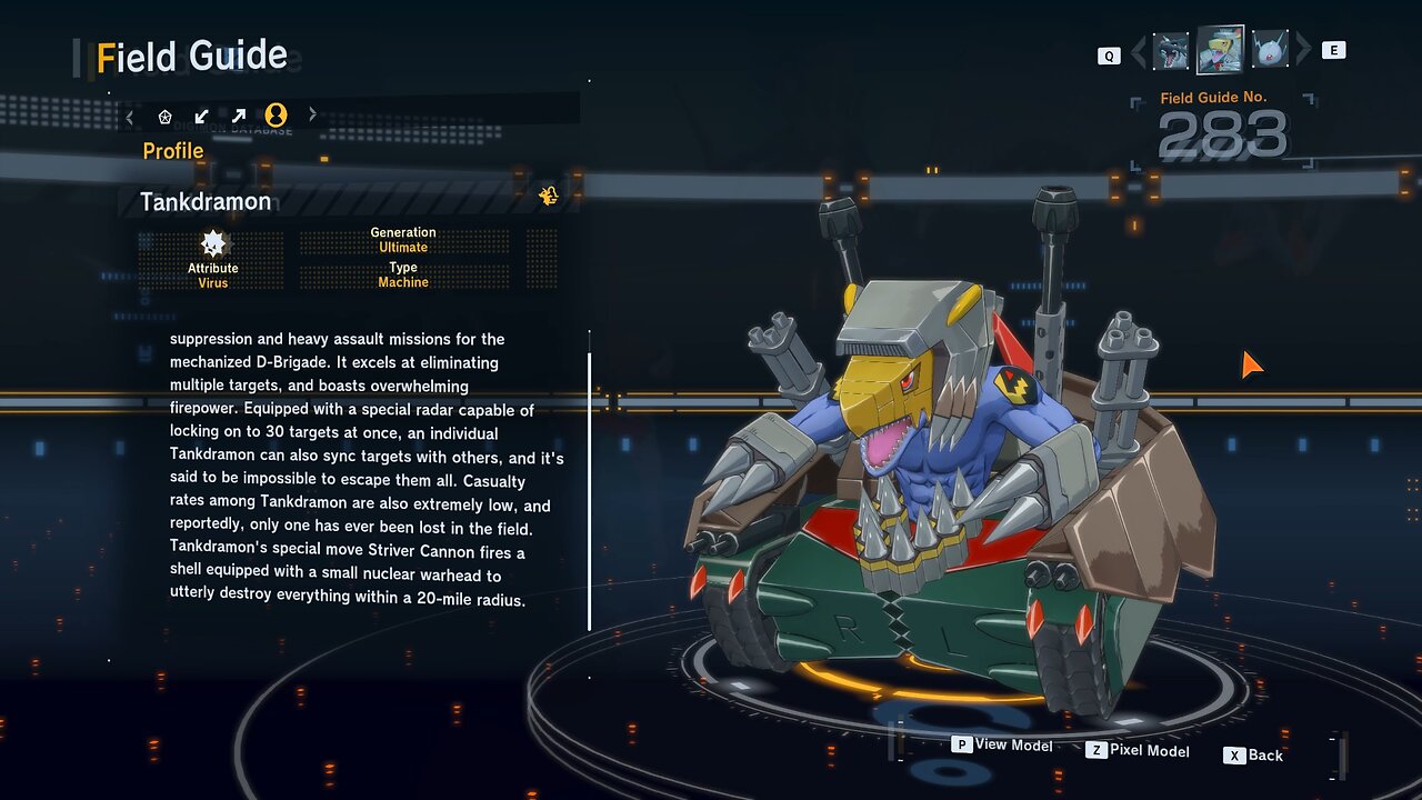 tankdramon all digivolution/de-digivolution/profile Digimon Story Time Stranger