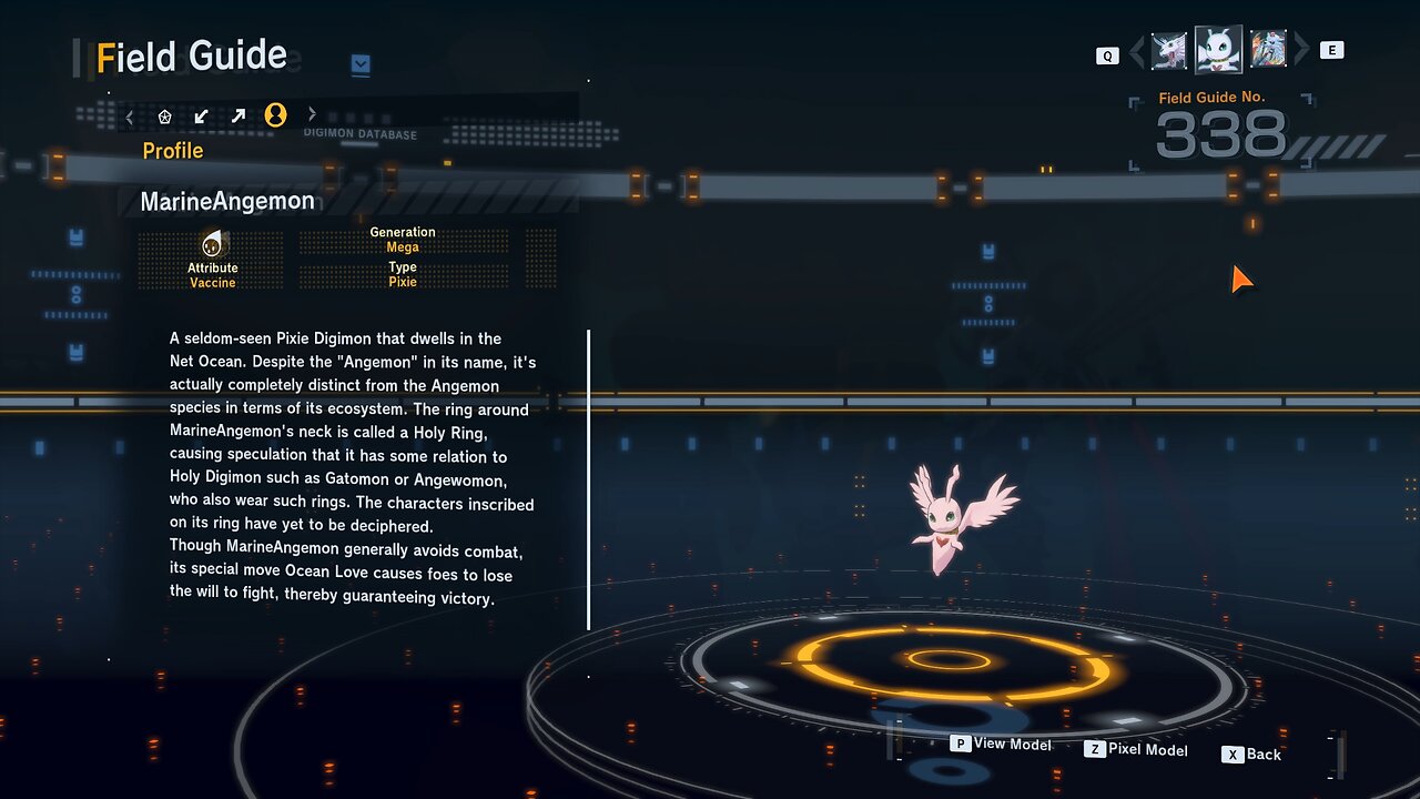 marineangemon all digivolution/de-digivolution/profile Digimon Story Time Stranger