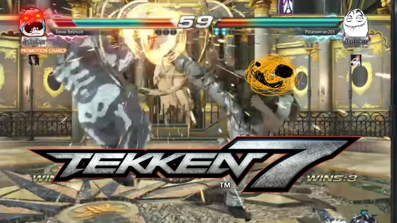 Symphony Owner TrevorBelmont Gets Consistently Punished INSPIRATIONAL Jin Kazama [Chroma Reupload]