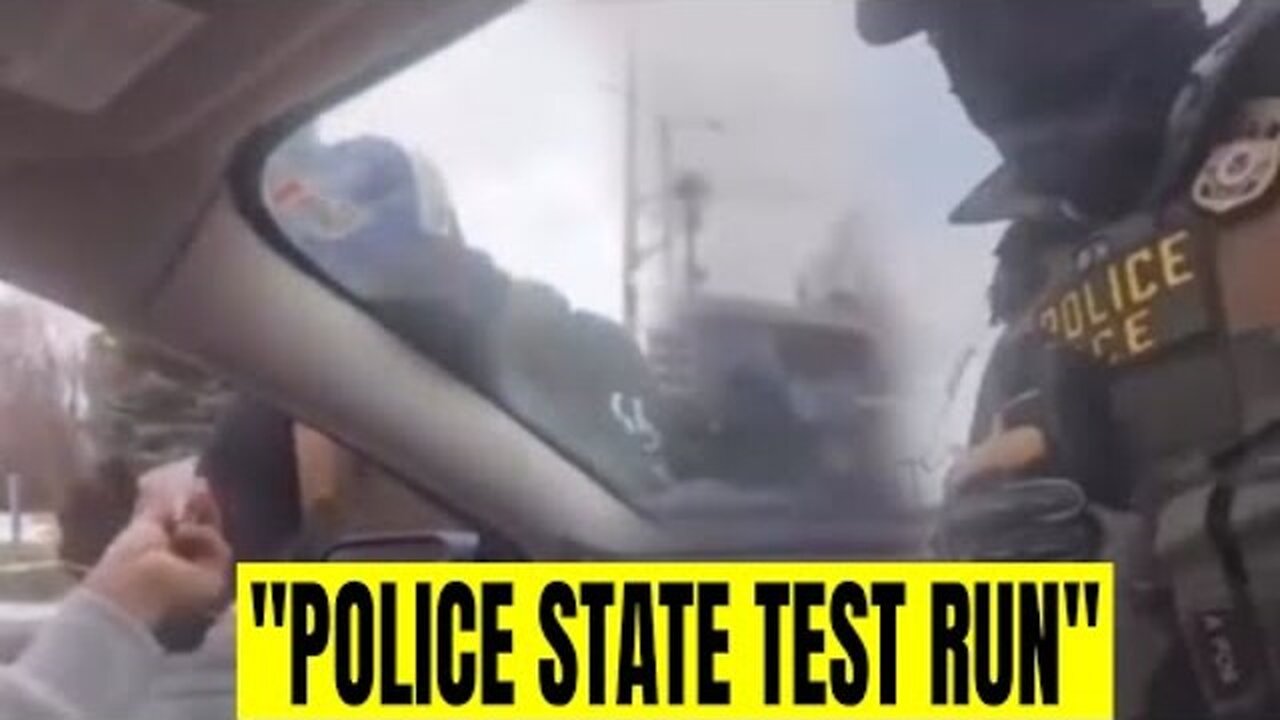 SERIOUSLY?! Normalizing the MASKED POLICE STATE!