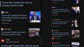 COINCIDENCE... OR COLLUSION? DEMEANING CHARLIE KIRK: Different media, identical headline.