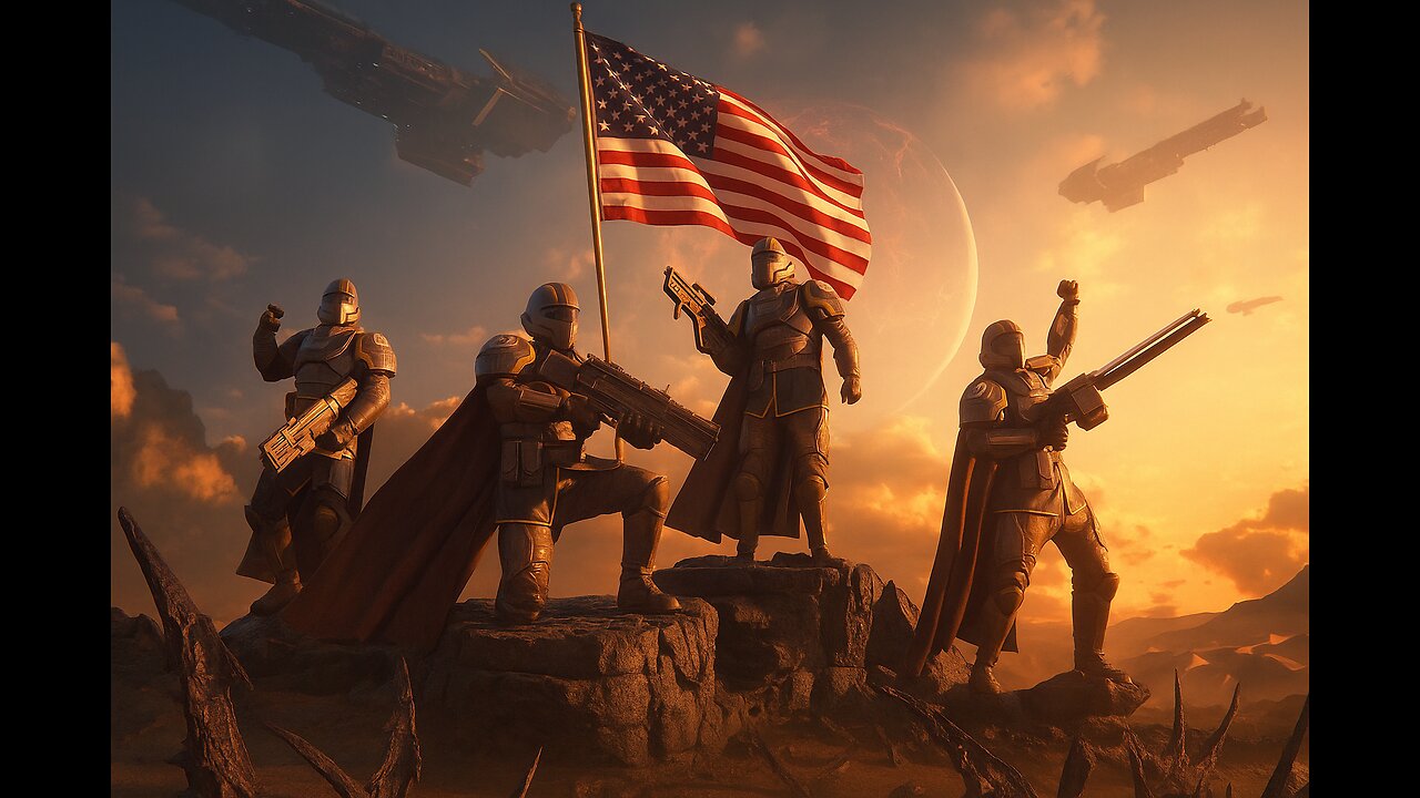 Helldivers 2 peacefully spreading DEMOCRACY !