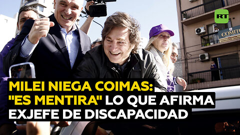 Milei sobre presuntas coimas: "Es mentira" lo que dice el exjefe de la agencia de discapacidad