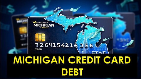 What is the median credit card debt for Michigan residents?