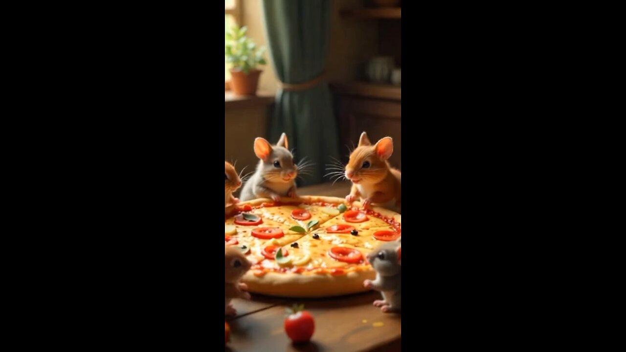 Bunny Family’s Giant Pizza Feast! | Cutest Pizza Party Ever!