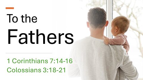 To the Fathers