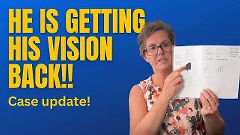 Must See! Recovering Lost Vision After Stroke - Patient Update!