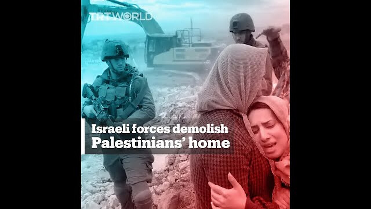 Israeli forces demolish a Palestinian home in Hebron | Al Jazeera Newsfeed