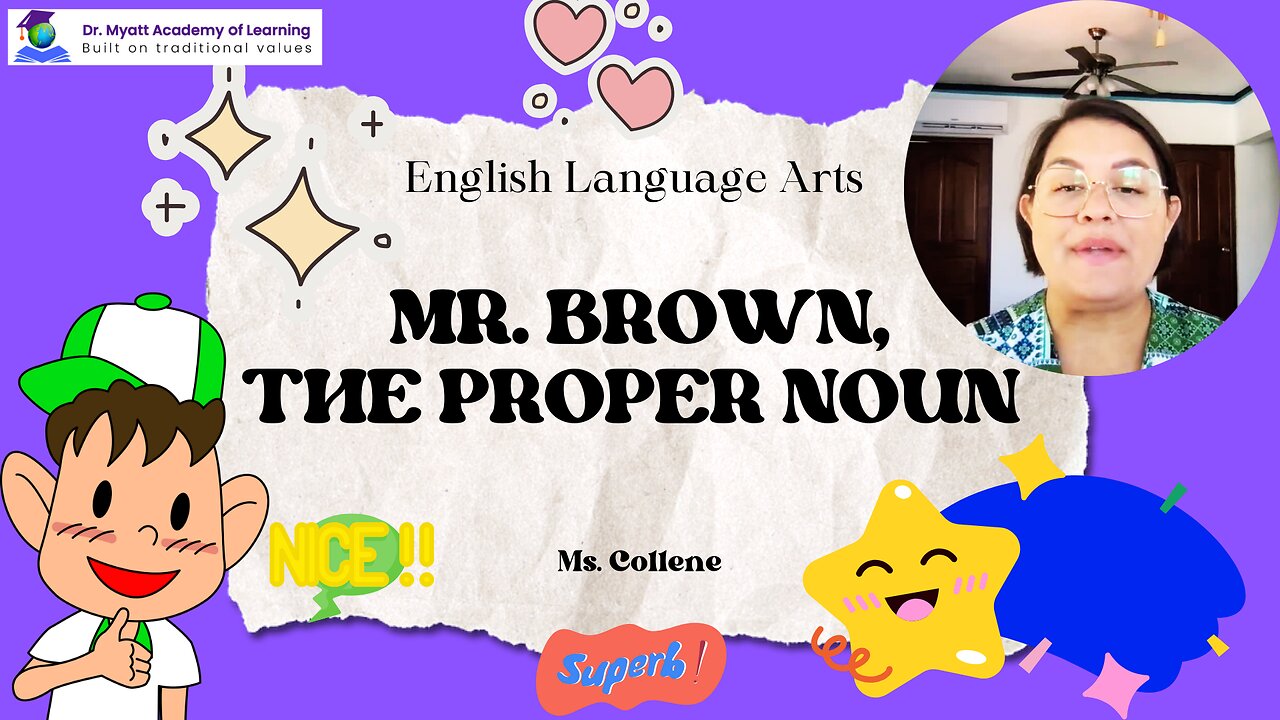 🎓 Mr. Brown, The Proper Noun | Educational Grammar Short for Kids 📚✨