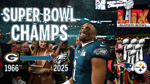 Super Bowl Champions Over Time (Animated Chart) | 1966-2025