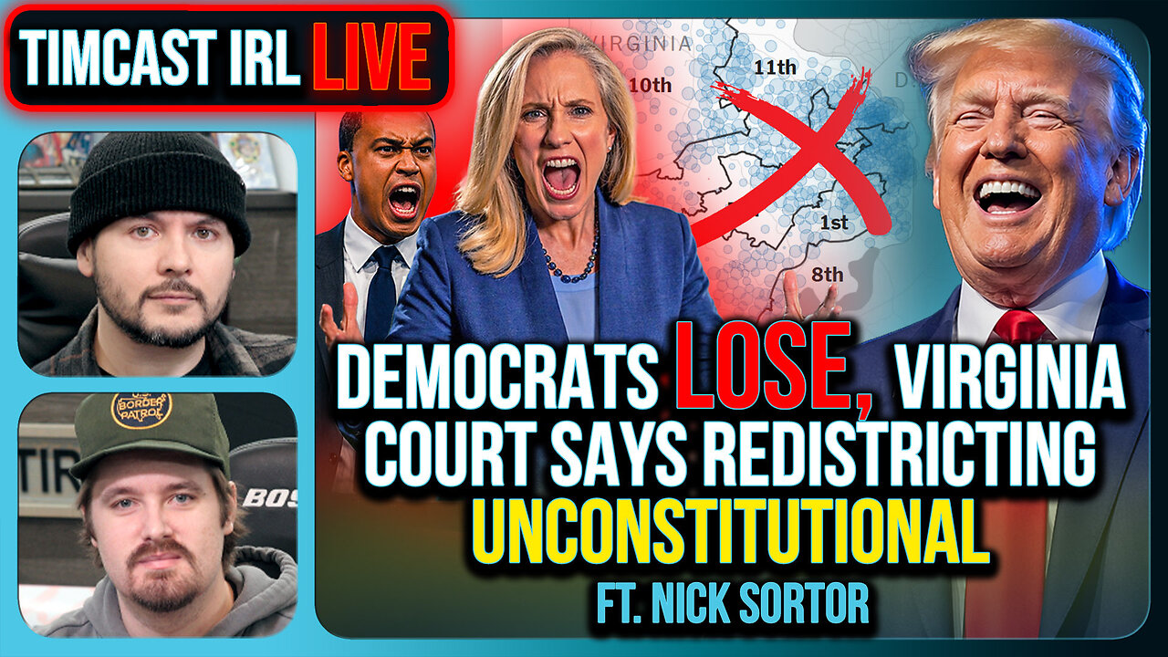 Democrats ALREADY LOST, Virginia Court Says Redistricting UNCONSTITUTIONAL | Timcast IRL