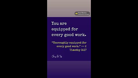 God doesn’t call you without preparing you.