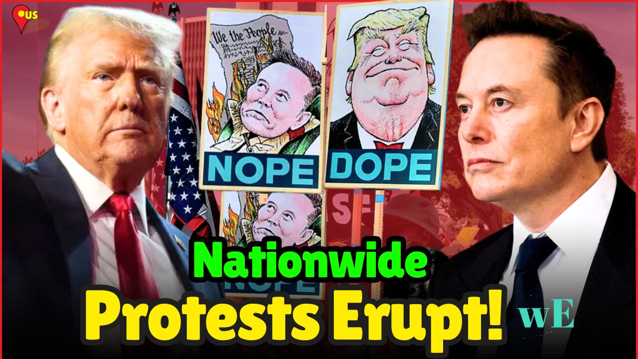 Hands Off!" Protests Erupt in US—1,200 Rallies Against Trump & Elon Musk - WorldEye