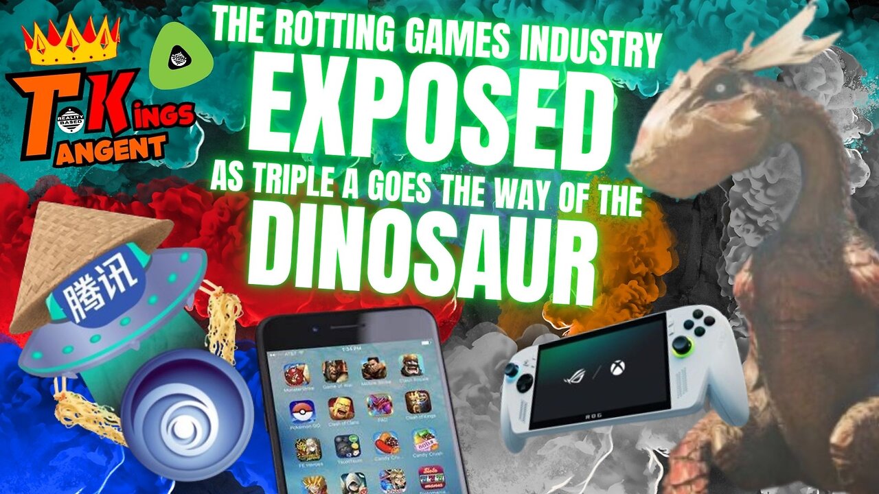 The Rotting Games Industry EXPOSED, As Triple A Gaming Goes The Way Of The DINOSAUR