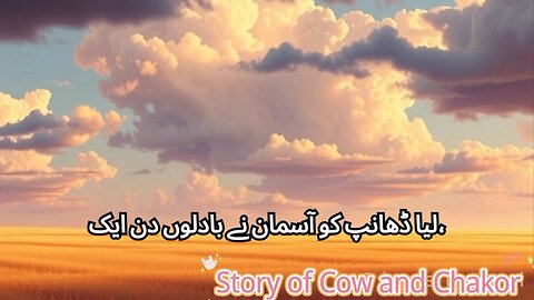Cow and Chakor friendship