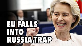 EU crosses RUBICON, permanent asset FREEZE. Falls into Russia's trap