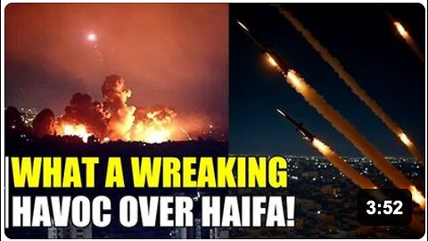INSANE! Scenes of retaliation rained apocalypse over Haifa