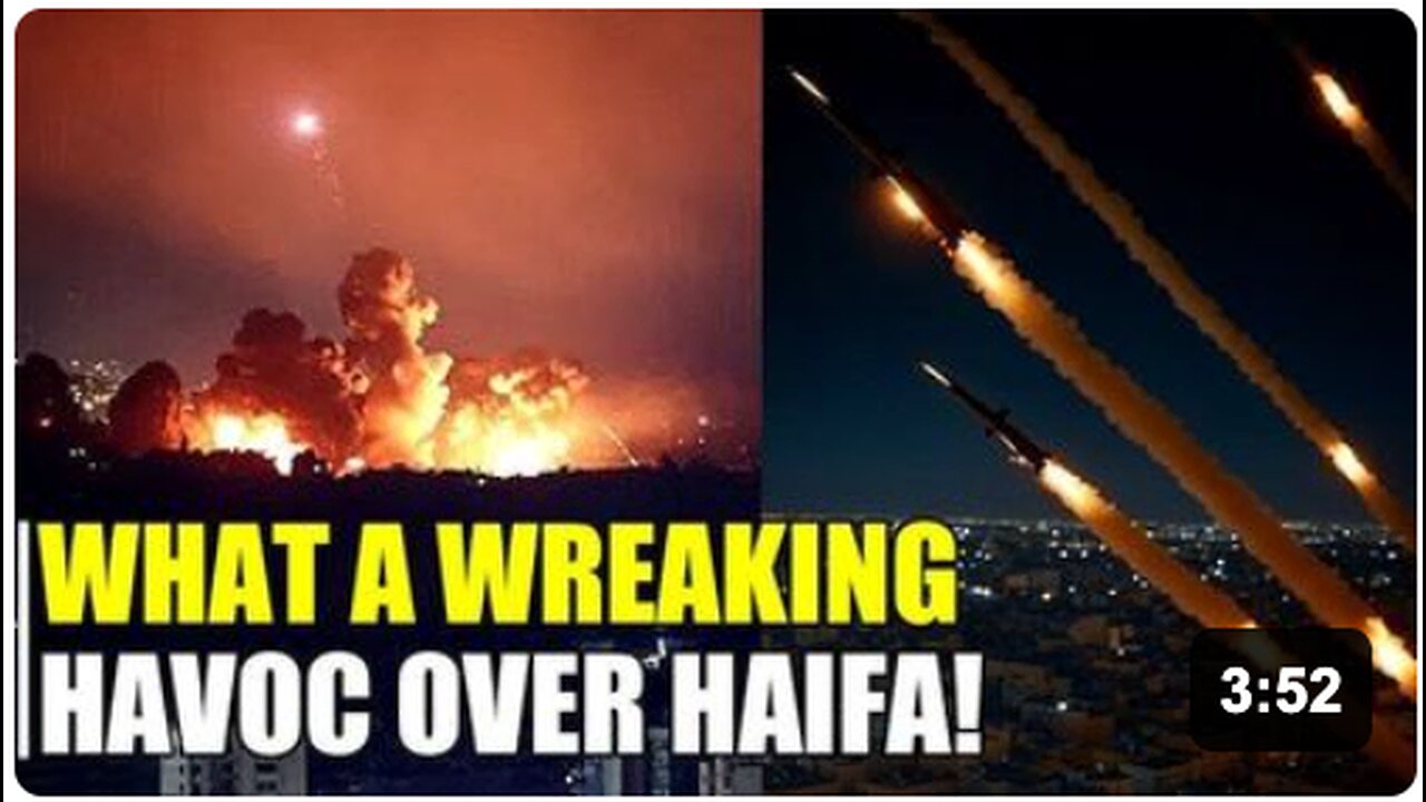 INSANE! Scenes of retaliation rained apocalypse over Haifa