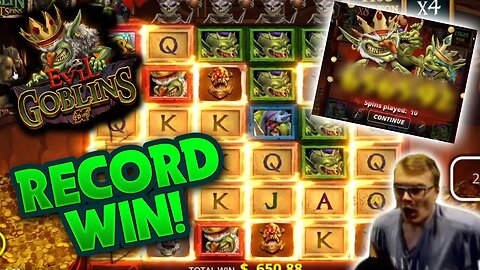 OUR BIGGEST WIN EVER ON EVIL GOBLINS!