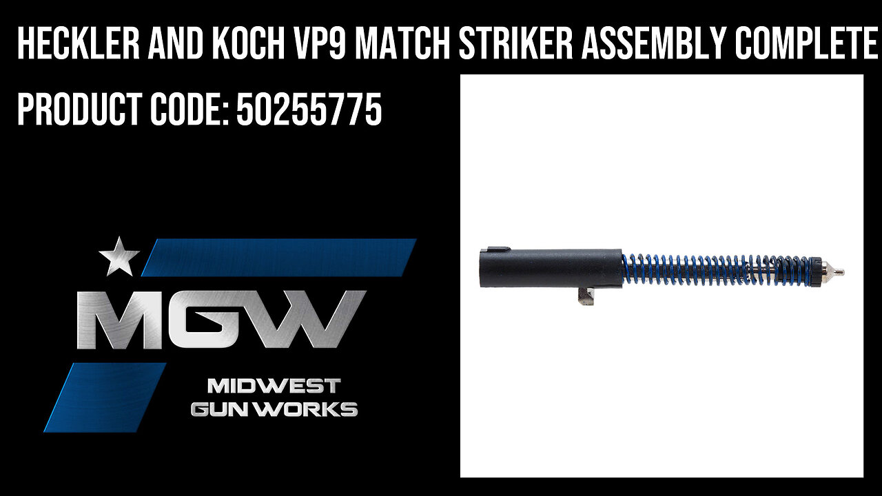 Heckler and Koch VP9 Match Striker Assembly Complete - 50255775