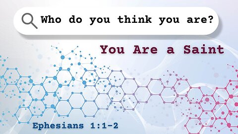 September 21, 2025 // You Are a Saint // Who Do You Think You Are?