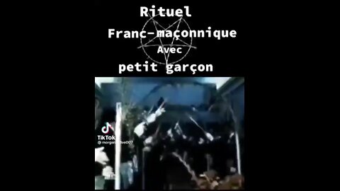 The rituals of free-masons are not that innocent. This is the 'ritual marriage' with little boys.