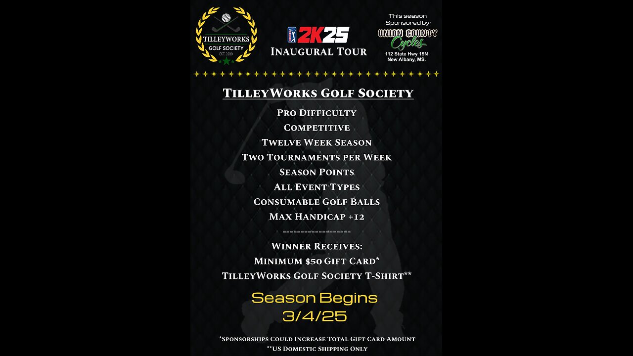 LETS TALK ABOUT IT! ~ PGA 2K25 - Pro Golfing - Lets Play - TilleyWorks Golf Society