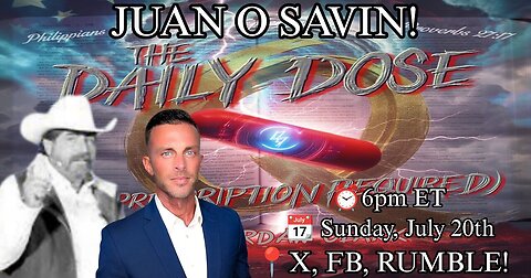 Juan O Savin is back!