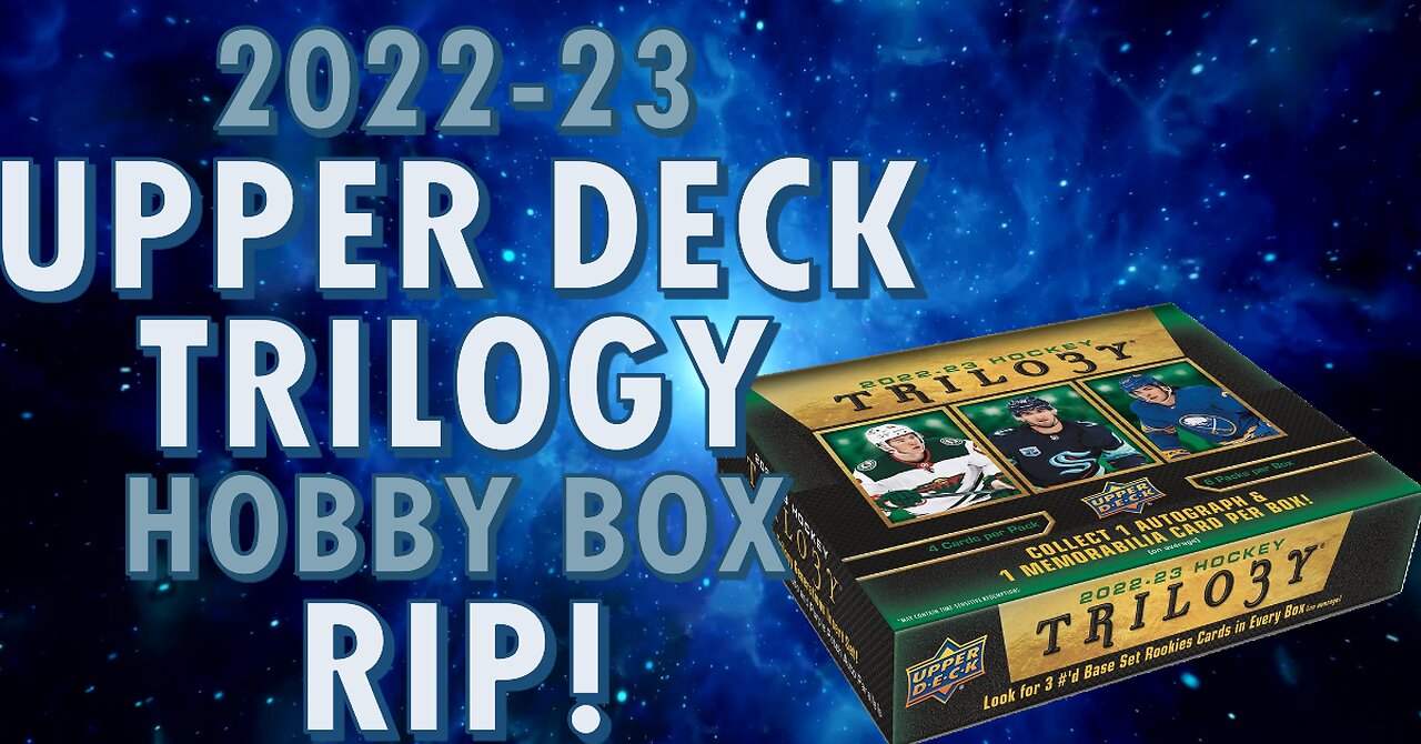 Cheap hobby boxes for the win! 2022-23 Upper Deck Trilogy rip