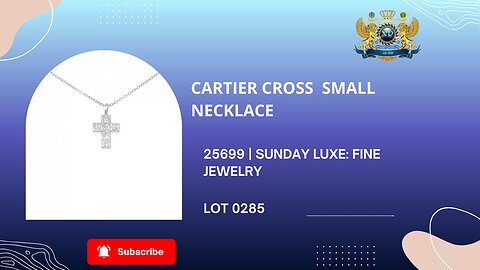 CARTIER CROSS SMALL NECKLACE