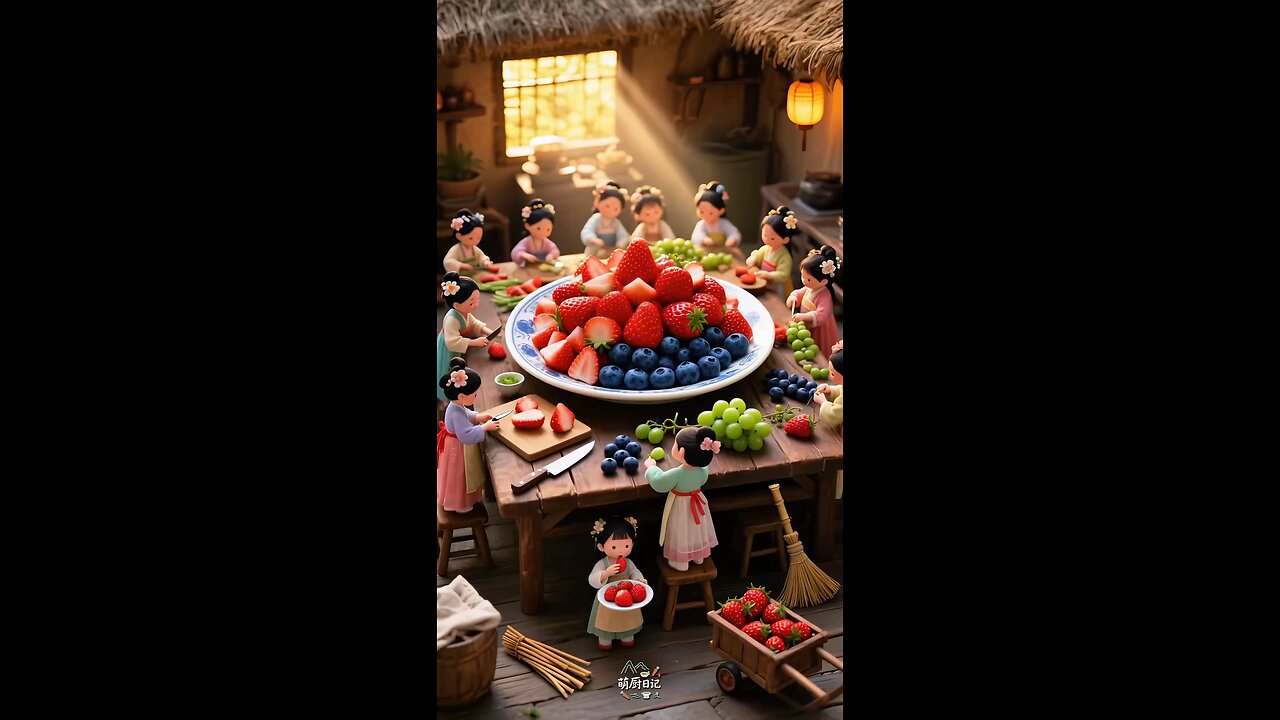 The little cuties made yogurt and fruit for you to eat