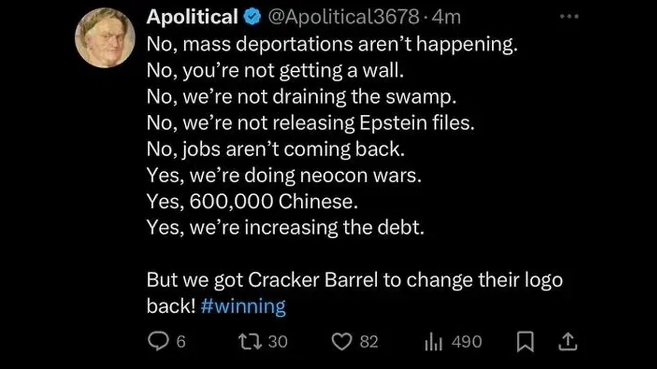 09/22/2025-PSA: There Will Be No MAGA