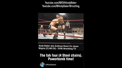 Andy Baker aka Andreas Rossi Vs Jason Wayne- OVW Ohio Valley Wrestling TV 2011 #Shorts