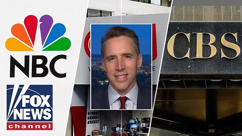 The media always thinks this about Trump_ Josh Hawley