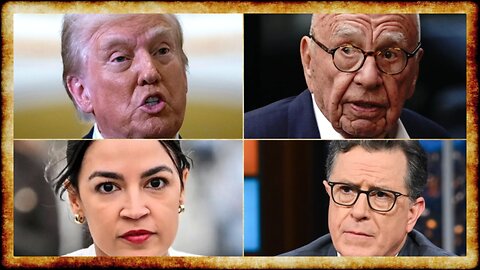 Trump SUES Murdoch Over EPSTEIN LETTER Story, AOC Hits NEW LOW With Iron Dome Vote, Colbert CANCELED