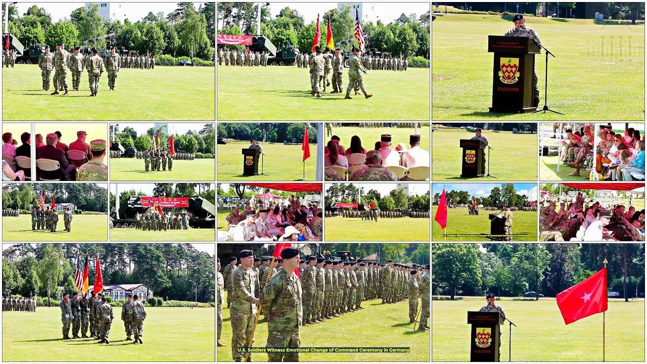 U.S. Soldiers Witness Emotional Change of Command Ceremony in Germany