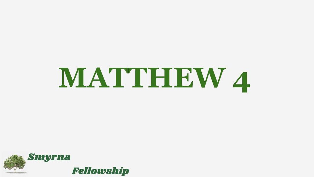 Matthew 4