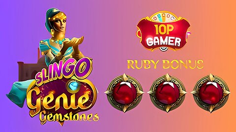 I PLAYED THE NEW SLINGO GENIE GEMSTONES!