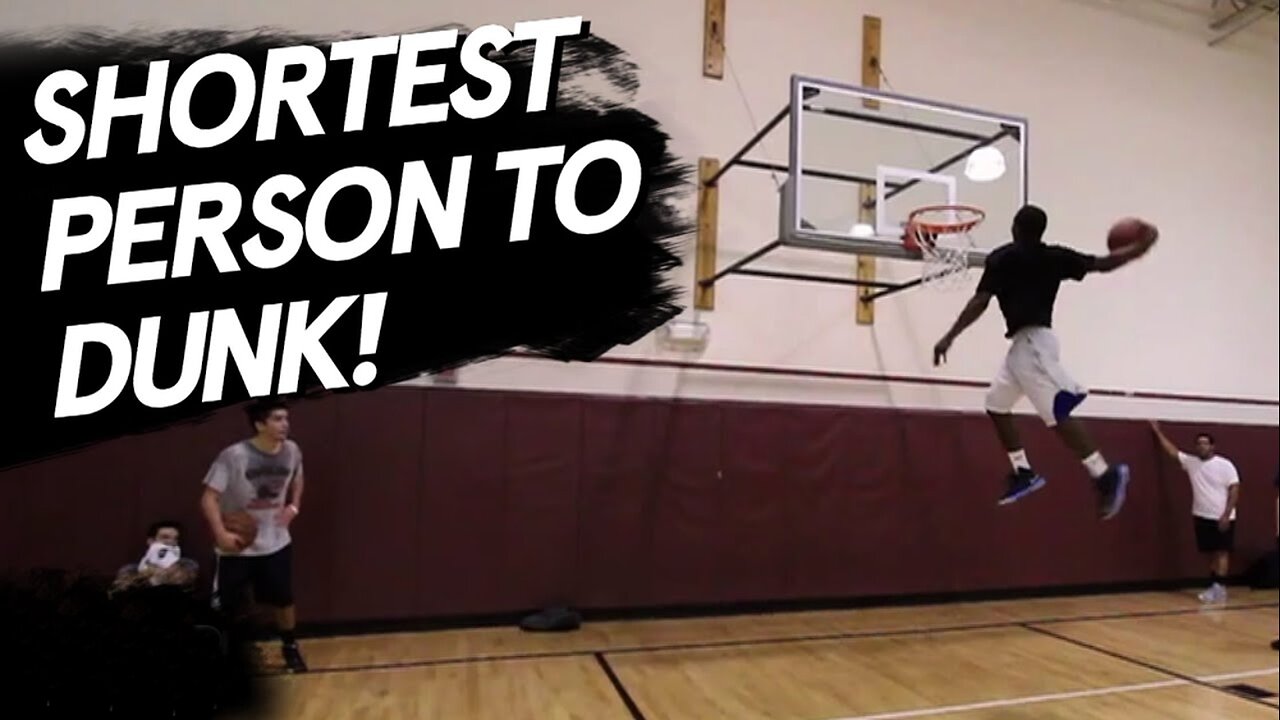 Shortest Person To Dunk A Basketball (World Record)