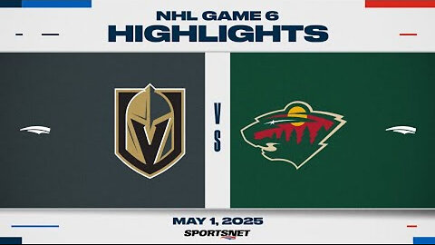 NHL Game 6 Highlights - Golden Knights vs. Wild
