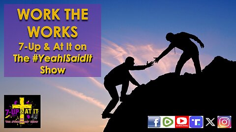 WORD OF THE DAY: JOHN 9:4 - WORK THE WORKS
